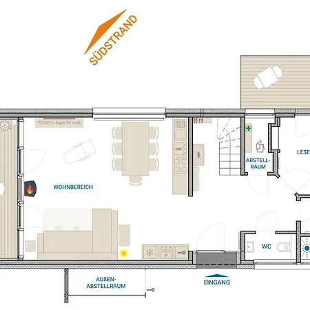 Дом отдыха Ostsee - Reetdachhaus Nr 2 